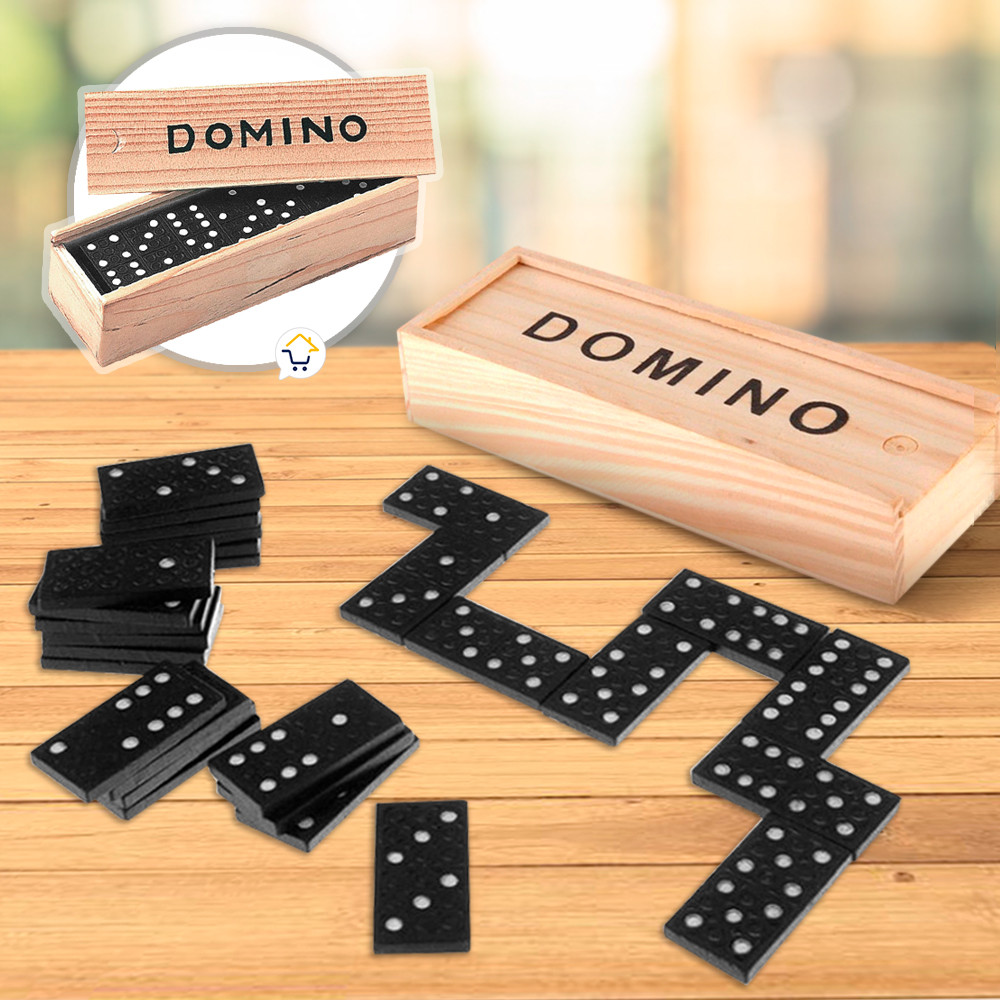 Miniatura 8 de Mini Domino Madera Juego De Mesa MD-160